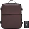 CELIMS - Valigia Cabina 40 x 30 x 20 cm Ryanair, Transavia, Volotea, Easyjet e + | con Trolley, sotto Vuoto AirPlus by Lucchetto TSA | Bagaglio Cabina | Borsa aereo per computer portatile, bordeaux