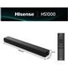 Hisense PROMOZIONE Hisense SOUNDBAR HS1000 2.0 DOLBY BT 120W Cod. HS1000 SoundBar