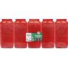 Bolsius Grave Light - Confezione da 5 Candele Funebri e Candele Commemorative - Combustione Pulita - Senza Olio di Palma - Colore: Rosso