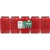 Bolsius Grave Light - Confezione da 5 Candele Funebri e Candele Commemorative - Combustione Pulita - Senza Plio di Palma - Colore: Rosso