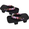 Holibanna Zoccoli Da Donna E Da Uomo Neri Stile Giapponese Comodi Sandali Con Plateau Taglia 7us/45uk/38eu Paio