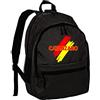 Tipolitografia Ghisleri Zaino ultras bandiera Catanzaro tifosi calcio adulto bambino in nylon con tasche cerniera e spalline - prodotto personalizzato