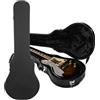 Gator CASES - Custodia rigida per chitarra elettrica stile Les Paul, struttura in compensato, rivestimento Tolex PVC nero, interno in peluche, chiusure con serratura (GWE-LPS)