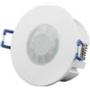 V-TAC VT-81010 Sensore pir COB di Movimento a Infrarossi ad incasso 600W 360° Orientabile Colore Bianco IP20 - 23426