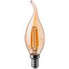 V-Tac VT-1948 Lampadina LED fiamma lampada Ambrata 4W filamento E14 2200K - 217114