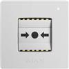 AJAX 87645.171.NC1 ManualCallPoint Jeweller Bianco Pulsante Manuale Wireless Programmabile per Allarmi e Scenari di Emergenza