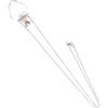 BESTYASH Collana a Cuore in Acciaio Inossidabile Argento, Semplice e Moda
