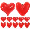 VALICLUD 12pezzi Spilla Cuore Rosso Per Spille Forma Di Cuore Per Abbigliamento Sciarpe e Accessori Per Occasioni Speciali