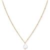 GD GOOD.designs Collana di Perle da Donna con Vere Perle d'Acqua Dolce | Collana Regolabile con Ciondolo a Perla (40-45 cm) | Acciaio Inossidabile Placcato Oro 18K | Impermeabile
