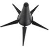 AKOOSY Supporto per Clarinetto Nero Portatile Design Pieghevole e Base a Cinque Gambe in Ferro e Abs per Protezione Strumenti Musica