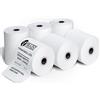 V1 Trade Rotolini POS 80mm x 80m x 12mm - 6 Pezzi - Rotolo POS 80 mm x 80 m | Rotoli Carta Termica per Registratore di Cassa, 42 g/m2 per Stampante Scontrini