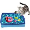 Lanmijia Piscina per Cani Piccoli 50x50x10cm, vasca da bagno in PVC portatile per cani, Vasca Da Bagno Antiscivolo E Non Gonfiabile, contenitore durevole per lavaggio animali per Bagnoe Riporre Gli Oggetti