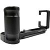 Generic Base di montaggio per fotocamera in alluminio modellato preciso sicuro Treppiedi a sgancio rapido Consiglio per X-T20 XT30 Cold Shoe Mount Vertical Grip
