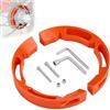 BIUGERCN Protezione Catena Moto Universale per KTM EXC SX SX-F XC XC-F Arancione