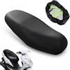 YAXIAO Copri Sella Scooter Universale 80 x 60 cm Coprisella Scooter Impermeabile Copri Sella Moto Coprisella Moto Universale per La Maggior Parte Delle Motociclette Monopattino Elettrico (Nero)