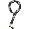 ABUS Lucchetto per moto Granit 68 Victory 12KS 120 Black Loop - Lucchetto per disco freno + catena spessa 12 mm - Livello di sicurezza 17