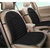 Lupex Shop - Coppia di Schienali Universali, colore Nero, kit 2 pezzi, coprisedili anteriori per Auto Furgone Autobus Camion o Sedia Ufficio, Poliestere, Con 92 Sfere Massaggianti
