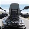 TNTGEBFVBG Paravento Universale Moto Per VOGE Per DS800X DS 800 DS800 XDS 800X Rally 2025-2026 Moto Parabrezza Con Aggiunta Altezza Deflettore Dell'aria Parabrezza(Height 32 smoke gray)