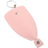 ibasenice Custodia Portachiavi per Chiavi Auto in Pu Rosa, Portatile e Leggera, Astuccio Piccolo Estraibile per Viaggi e Uso Quotidiano