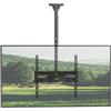 Putilsen Mount Supporto TV da soffitto per TV da 26-65 pollici, resistente staffa per TV con regolazione dell'altezza, inclinazione e rotazione a 360°, supporta fino a 45 kg, VESA max 400 x 400 mm, per soffitti