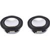 Fegtrtyoa 2 PZ Audio 1 Pollice 28MM Mini Altoparlante 4 Ohm 2W Altoparlante Audio FAI DA TE Mini Altoparlante per Home Theater