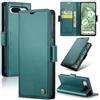 XKchatpt Custodia a Portafoglio in Pelle PU per Google Pixel 8A con Blocco RFID, Porta Carte, Funzione di Supporto, Custodia Protettiva Antiurto (Verde)