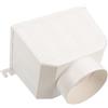GAROZATION Raccordo PVC Bianco per Tubo Grondaia 110mm, Raccolta Pioggia | Facile da Installare, Connessione Rapida, per Scarico e Collettore Piovana, 25x16,5x16,5cm