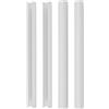 Ciieeo Copritubi Decorativi Per Termosifoni in Pvc Bianco Set 4 Pezzi Copertura Radiatore Per Bagno E Cucina Facile Installazione Protezione Tubo Riscaldamento Interno Esterno