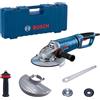Bosch Professional Smerigliatrice angolare GWS 27-230 PR (potenza: 2.700 W, Ø disco: 230 mm, interruttore PROtection, Vibration Control, incl. cuffia di protezione, valigetta professionale)