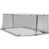 vidaXL Zanzariera per gazebo, 220 mesh 220 mesh nera, 6 x 3 x 2 m, moderna copertura per casetta da giardino, schermo esterno, barriera per insetti, rete di protezione, protezione dagli insetti