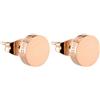 Liebeskind Berlin orecchini a bottone LJ-0051-E-07 acciaio inossidabile IP oro rosa