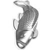 Alipis Stampo Gelatina a Forma di Pesce in Alluminio, 1 Pezzo | Superficie Antiaderente Liscia, Sformatura Intatta, per Mousse Salata al Salmone, Ristoranti e Feste