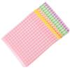 SECFOU Fogli di Carta Oleata Decorativi Colorati per Torte, 100 Pezzi