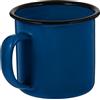 LOPUNER Tazza Vintage in Ferro, Piccolo Calice da Vino, Blu 1 Pezzo | Uso Domestico e Ristorante, Bordo Rotondo, Facile da Pulire, Manico Comodo, Resistente al Calore