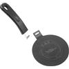 ACTIV CUISINE Adattatore a induzione a disco piatto diffusore Moka in acciaio inox, manico e base separabili, per caffettiere 14 cm, nero
