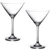 Kichvoe Bicchiere da Cocktail in Vetro 200ml, Set da 2 Pezzi per Bar | Uso in Casa e Locale, Adatto per Vodka, Whisky e Vino Bianco, Stile Chic e Originale