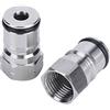 Mimdixy 2 Coppie Di Raccordi Ball Lock Per Fusti, Set Per Kegerator Da Birra Artigianale in Acciaio Inossidabile 304 Con Accessori: Raccordo Ball Lock Da 9/16 - 18 Per Fusti, Raccordi Per Gas E Liquido