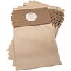 vhbw 5x sacchetto compatibile con Ferrari Electronic 1000, G3 aspirapolvere - carta, 31,5cm x 18cm Marrone