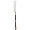 COMPUKAS Coltello Spalmatore e Taglierina per Formaggio in Acciaio Inossidabile Resistente All'usura Marrone come Spatola per Burro Funzionale per Cucina