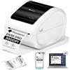 Phomemo Ethernet Stampante Etichette Spedizione 4x6, Stampante Termica 300dpi per Aziende, Compatibile con Ethernet, Bluetooth e USB, Compatibile con Amazon, Vinted, Etsy, DPD, DHL, UPS, Bianco