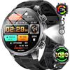 LIGE 1000mAh Smartwatch Uomo Militare, 1.85'' Orologio Smart Watch con Chiamata Bluetooth,100+ Modalità Sportive,Torcia LED Orologio Fitness,Sonno/Cardiofrequenzimetro,IP68 Orologio,Android iOS,Grigio