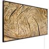 Könighaus pannello riscaldante a infrarossi - 1200 Watt | 5 anni di garanzia | Doppia protezione surriscaldamento | Corpo ultrapiatto per 18-29 m² | Colore cornice: nero | Motivo: 04. Linee della vit