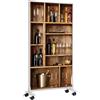 KÖNIGHAUS Riscaldatore a infrarossi Könighaus - 1200 watt - a basso consumo = riscalda in 2 minuti - con piedini e termostato - riscaldatore mobile - look piacevole con motivo: Vino
