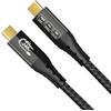 ZIKNYDO Cavo USB 4 per Thunderbolt 4 cavo 0,5 m, cavo dati USB C 40Gbps, video 8K/4K, PD3.1 240W, USBC Thunderbolt per Thunderbolt 5/3, Serie iPhone 16, SSD, MacBook, docking station, eGPU