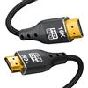 ZIKNYDO Cavo HDMI 2.2 1 mt, (Ultra High Speed 96Gbps, 16K/10K/8K/4K, Dynamic HDR, HDR10+, Dolby Vision, Dolby Atmos, DTS:X, HDCP 2.2&2.3), compatibile con cavo HDMI 2.1/2.0, PS5, Xbox, Host desktop