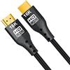 ZIKNYDO Cavo HDMI 2.2 0,5m, (Ultra High Speed 96Gbps, 16K/10K/8K/4K, Dynamic HDR, HDR10+, Dolby Vision, Dolby Atmos, DTS:X, HDCP 2.2&2.3), compatibile con cavo HDMI 2.1/2.0, PS5, Xbox Series X|S