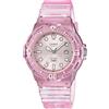 Casio Orologio casual LRW-200HS-4EVCF, Rosa trasparente