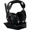 Astro A50, Cuffia Con Microfono Gaming Wireless LIGHTSPEED + Base (Gen 5), PRO-G