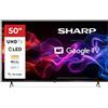 SHARP 50 UHD 4K GOOGLE TV QLED