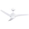 Bastilipo 7920-Vera - Ventilatore da soffitto a LED con telecomando, IP54 Adatto